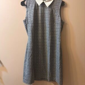Tommy Hilfiger Black and White Plaid Dress Size 8
